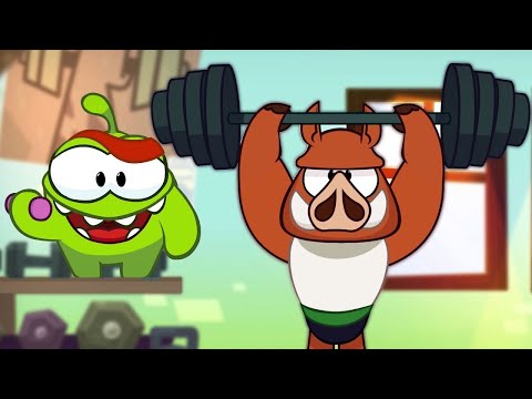 Om Nom Stories - Faisons de l'exercice en salle de sport 💪🏋️‍♀️| Dessin animé drôle pour les enfants