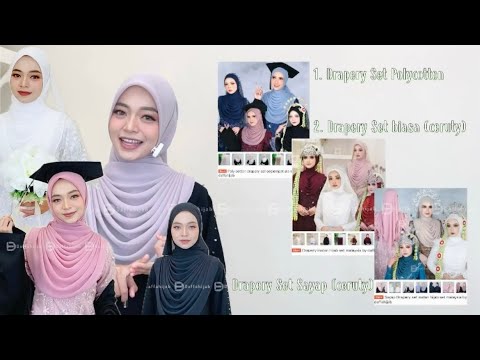 Perbedaan Hijab Draperry Instan Ala Malaysia by Daffahijab