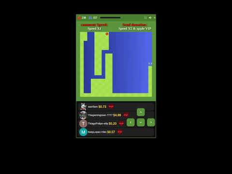 Snake Game MegoMG | The long snake almost died