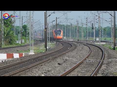 [6 in 1] High Speed LHB & ICF Train Skipping Video | Eastern Railways 🔥