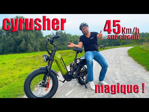 je vous présente le nouveau Cyrusher Kommoda 2.0 un vélo électrique fatbike @Cyrushersports