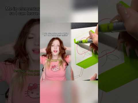 #pov Me in elementary school lying so I can leave class earlier.. #viral #funny #skit #foryou
