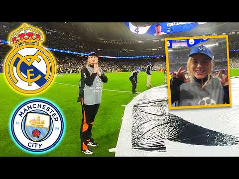 Eu entrei em campo no Real Madrid x Manchester City e foi INCRÍVEL!!!