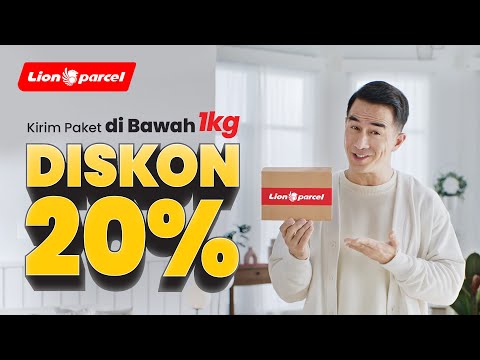 Diskon 20% Kirim Paket di Bawah 1 Kg di Lion Parcel