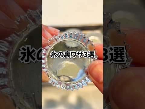 氷の裏ワザ3選#shorts #ライフハック