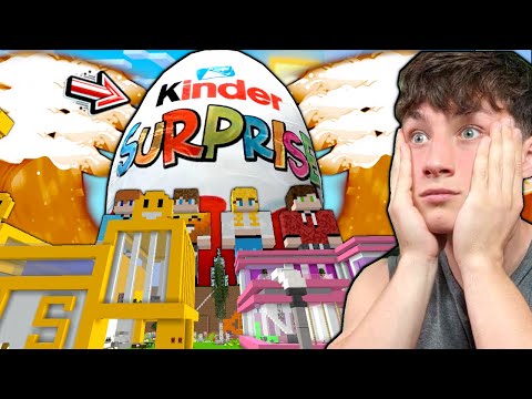 JAJKO KINDER NIESPODZIANKA ZALAŁA WIOSKE 🥚 na SmileLandia w Minecraft! 🟡 Sebek i Liwia