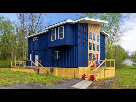 4‑Bed Shipping Container Home on 5 Acres – $350K Near Finger Lakes