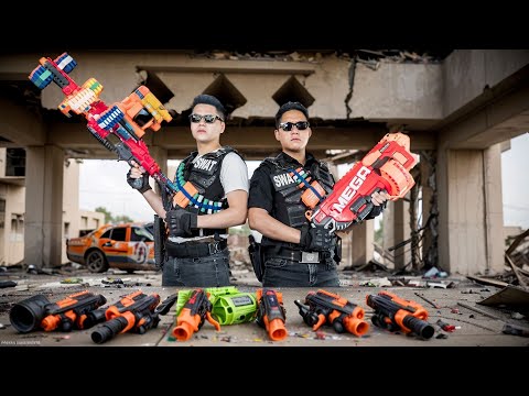 LTT Game Nerf War : SEAL X Hero's Dramatic Nerf Guns Chase Fights The Villain!