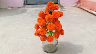 #DIY pipe cleaner flower | Guldasta Banane ka Tarika