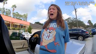 Pregnant Lady Thought She Could Outrun Police , Big Mistake