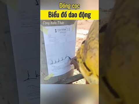 Vẽ biểu đồ dao động khi đóng cọc #congkienthuc
