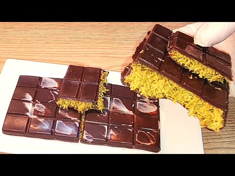 #ترند_شوكولاتة_دبي 🍫يمكن اني اخر من يسوي بصراحة طعمها خرافي تستاهل الضجه