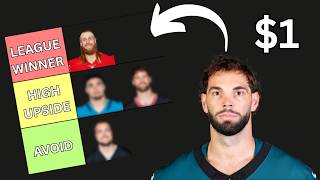 $1 League Winning Tight Ends In Auction Drafts | TE Tier List