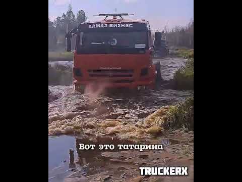КАМАЗ vs УРАЛ 4320 СХОДКА НА РЕКЕ! #большегруз #грузовичок #trucker #дальнобой