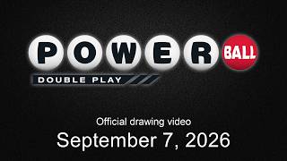 Powerball Double Play drawing for September 7, 2026