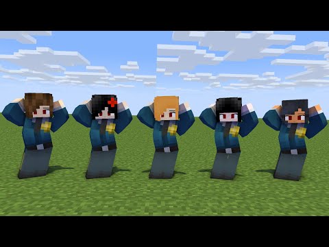 MONSTER SCHOOL : CHICKEN WING MEME POLICE GIRLS - MINECRAFT ANIMATION