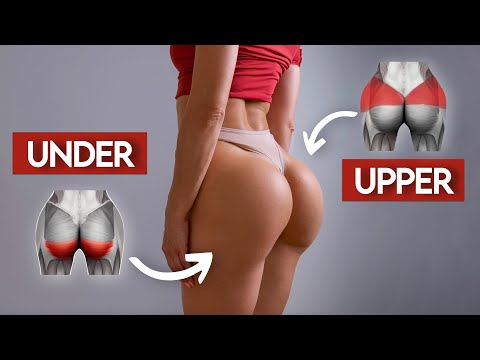 Do This to BUILD BOOTY SHELF! 14 Exercises for Under & Upper Butt, No Equipment, At Home Workout