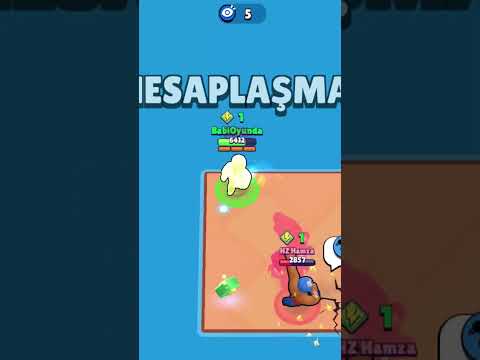 BAŞIMIZA GÖKTAŞI YAĞDI 🤯 Brawl Stars #shorts