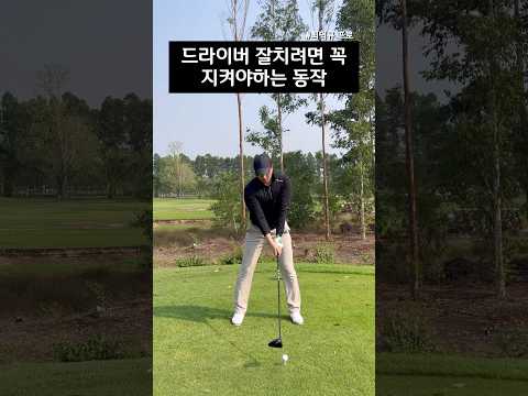 드라이버 잘치는 3가지✅