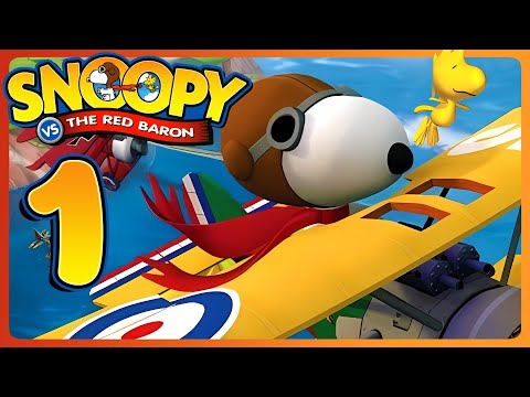 Snoopy vs the Red Baron Walkthrough Part 1 (PS2, PSP, PC)