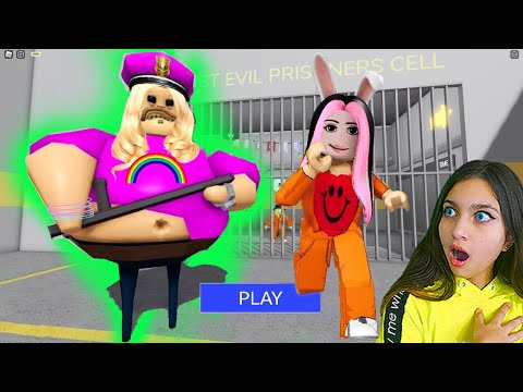 😨 БАРРИ стал ДЕВУШКОЙ в ТЮРЬМЕ 😳 ROBLOX! ВЗЛОМ АДМИНСКИЕ ЧИТЫ ГОВОРЯЩИЙ КОТ РОБЛОКС