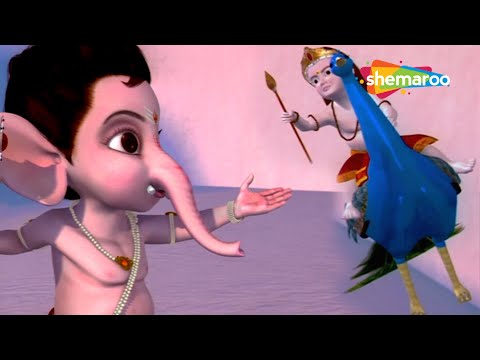 बाल गणेश और कार्तिके लड़ाई क्यों कर रहे है ? | Hindi Kahani |  @shemaroobalganesh ​