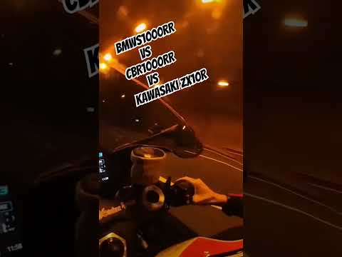 BMWS1000RR vs CBR1000RR vs kawasaki zx10r #bmw #cbr #kawasaki #zx10r #rider #superbike #ytshorts