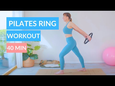 At Home Pilates Ring Workout | 40 Minute Full Body Workout | Beginner to Intermediate Pilates