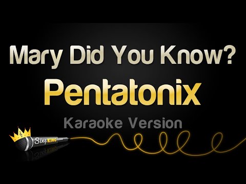 Pentatonix – Mary Did You Know? (Karaoke Version)