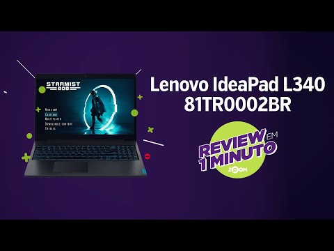 (PORTUGUESE) Notebok Lenovo IdeaPad L340 - Análise - REVIEW EM 1 MINUTO - ZOOM