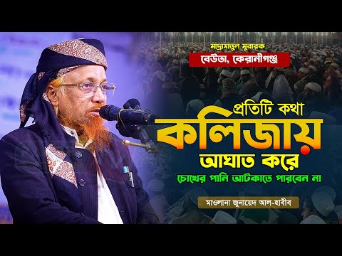 প্রতিটি কথা কলিজায় আঘাত করে || মাওলানা জুনায়েদ আল হাবীব || Allama Junaid Al-Habib || New waz 2025