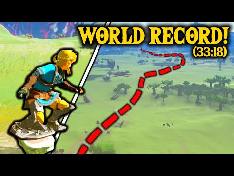 I got the World Record Longest Shield Surf in Tears of the Kingdom!