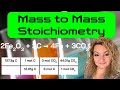 Mastering Mass to Mass Stoichiometry Problems