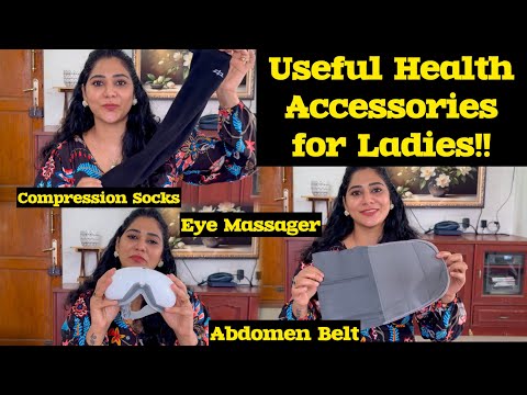 ✅😍🔥Ladies Get these Useful Health Accessories NOW!!Eye Massager,Abdomen Belt,Posture Correction Belt
