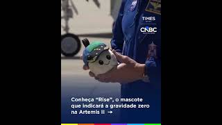 Conheça "Rise", o mascote que indicará a gravidade zero na Artemis II #shorts