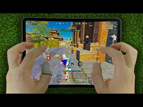 iPad Pro M2 (120fps) PUBG HANDCAM 🔥 Smooth+120FPS ❤️  Pubg Test/ Gameplay/ Sensitivity + Control 🔥