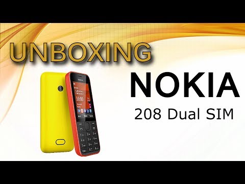 (PORTUGUESE) UNBOXING: Nokia 208 dual-sim ( celular10 )