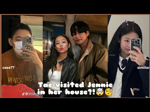 Did Taehyung visited Jennie in her house?! 🧐| taennie updates