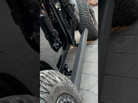 Automatic Foot Step For Mahindra TharRoxx @adonzautomotive #thar #tharroxx5door #modified #shorts