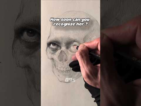 How soon can you recognize her?#anatomydrawing #art #pencildrawing