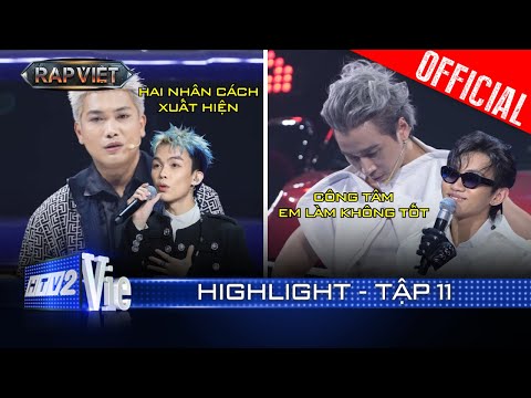 Teaser Tập 11:BigDaddy đưa 2 nhân cách Dangrangto trở lại, Karik nhận lời xin lỗi từ MANBO |RAP VIỆT