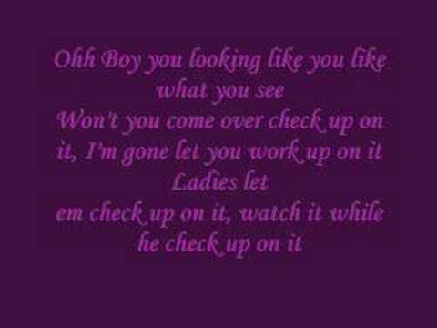 Beyonce feat. Slim Thugh - Check On it Lyrics