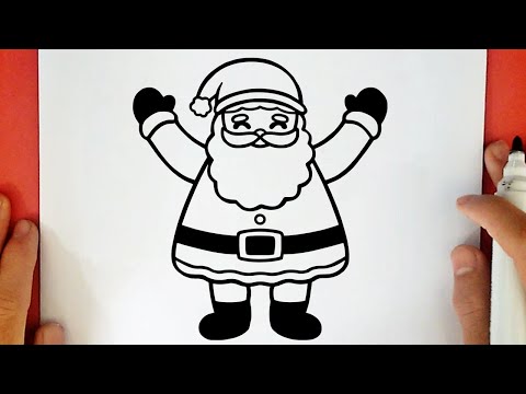 COMO DESENHAR O PAPAI NOEL