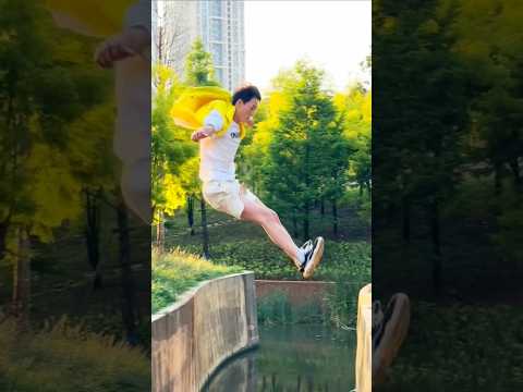 🛡️ Cop Evolution: From Walk ➡️ to Backflip! 🤯🔥 #waitforend #shorts