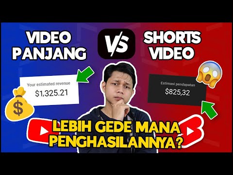 JADI YOUTUBER DI VIDEO PANJANG ATAU SHORTS ? - BONGKAR GAJI YOUTUBER PEMULA 2023