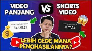 JADI YOUTUBER DI VIDEO PANJANG ATAU SHORTS ? - BONGKAR GAJI YOUTUBER PEMULA 2023