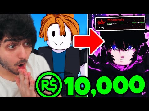 Spending $10,000 ROBUX and Getting OVERPOWERED in this NEW Anime Roblox Game!