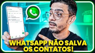 🚨 WhatsApp NÃO Salva os Contatos? Veja Como Resolver em 2025!