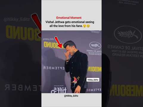 vishal get emotional 🥲🤌🏻#bollywood #trending #viralvideo #janhvikapoor #vishaljethwa