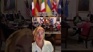 Giorgia Melonis Blick sagt mehr als tausend Worte #ukraine #trump #merz